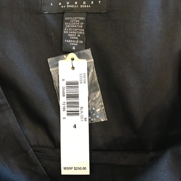 Laundry by Shelli Segal A-Line Skirt with Soutache - Picture 3 of 10